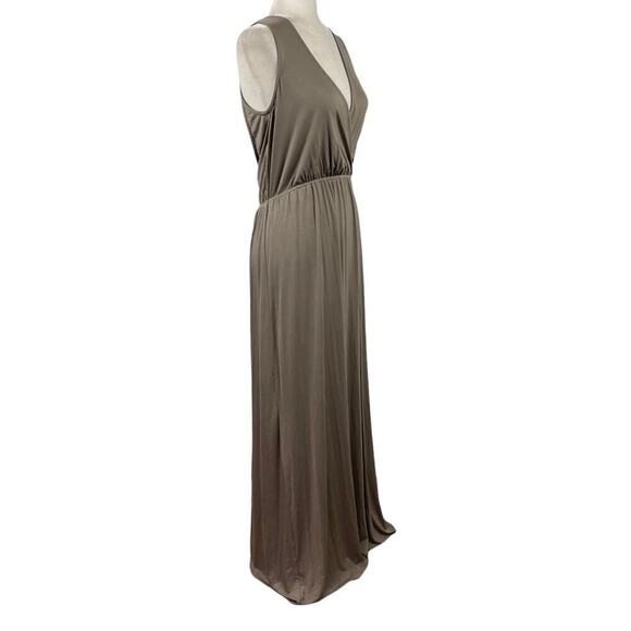 NWT Lulus Surplice Sleeveless Maxi Dress with Side Slit Cutout Back Size Small - Picture 6 of 15